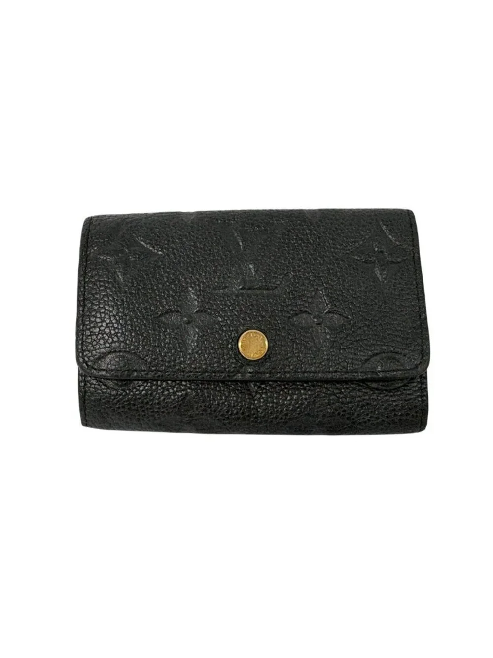 Louis Vuitton 6 Key Case Empreinte Monogram Multicles 6 Noir Key Holder